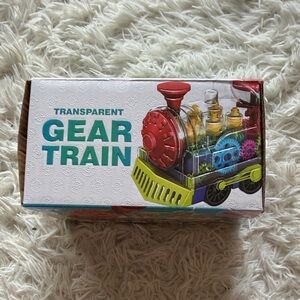 Transparent Gear Train Toy - Multicolor